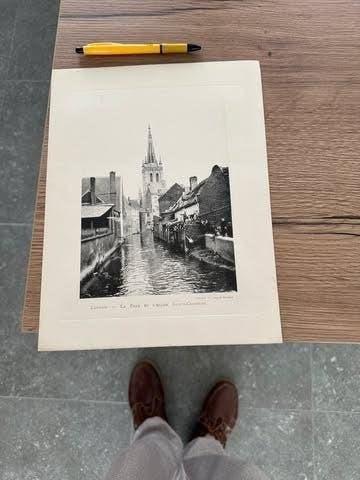 photo Jumpertz Louvain la dyle l'église Sainte Gertrude, Enlèvement ou Envoi, Neuf, Bâtiment, Photo