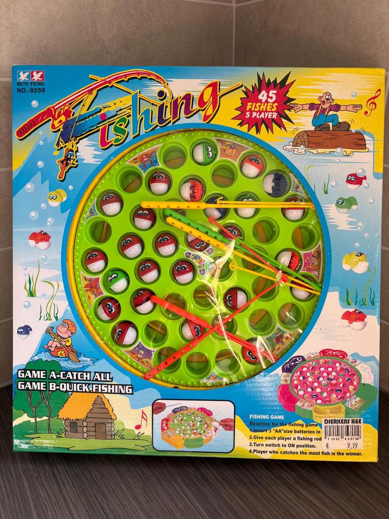 Fishing game 3+, Drie of vier spelers, Ophalen, Gebruikt