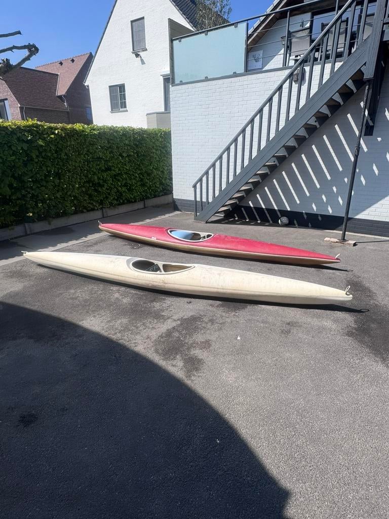 2 kajak’s, Watersport en Boten, Kano's, Ophalen, Gebruikt, Kajak