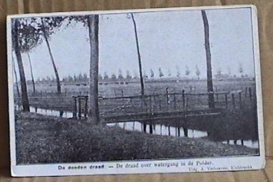 De dooden draad - De draad watergang in Polder (Kieldrecht), Envoi, Avant 1920, Non affranchie, Flandre Orientale