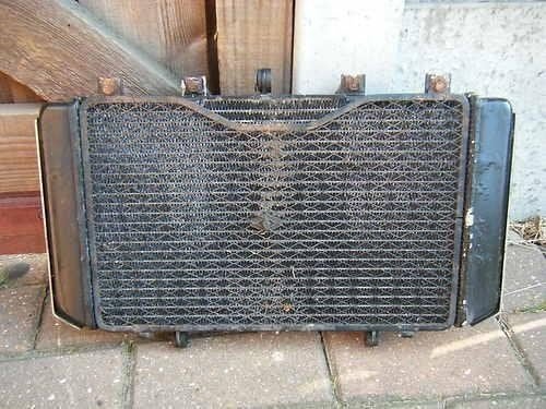 Kawasaki Z750 radiateur model 2003 tot 2006 niet erg mooi, Ophalen of Verzenden, Gebruikt
