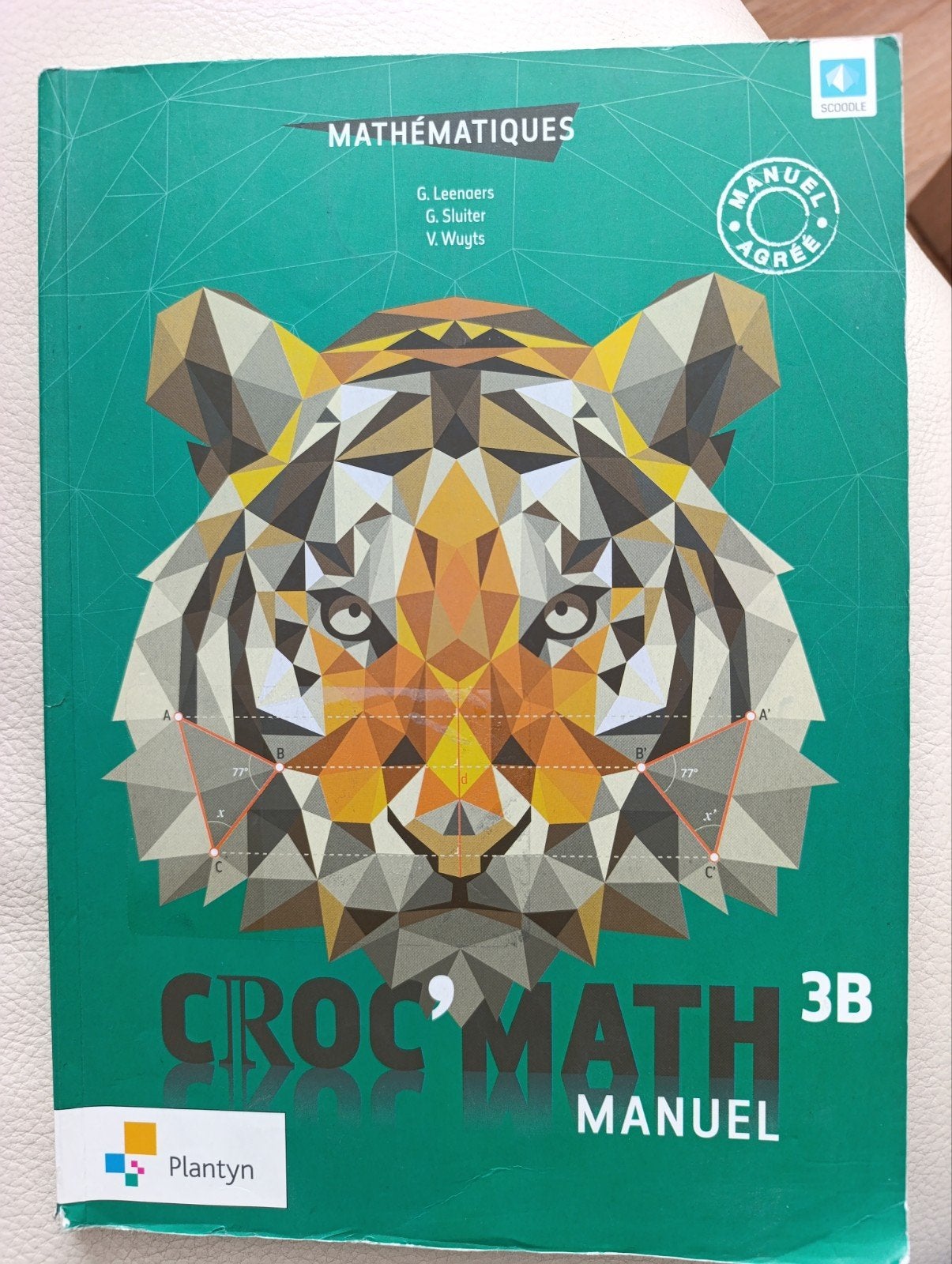 Croc Math 3b Manuel, Livres, Enlèvement ou Envoi, Édition Plantyn