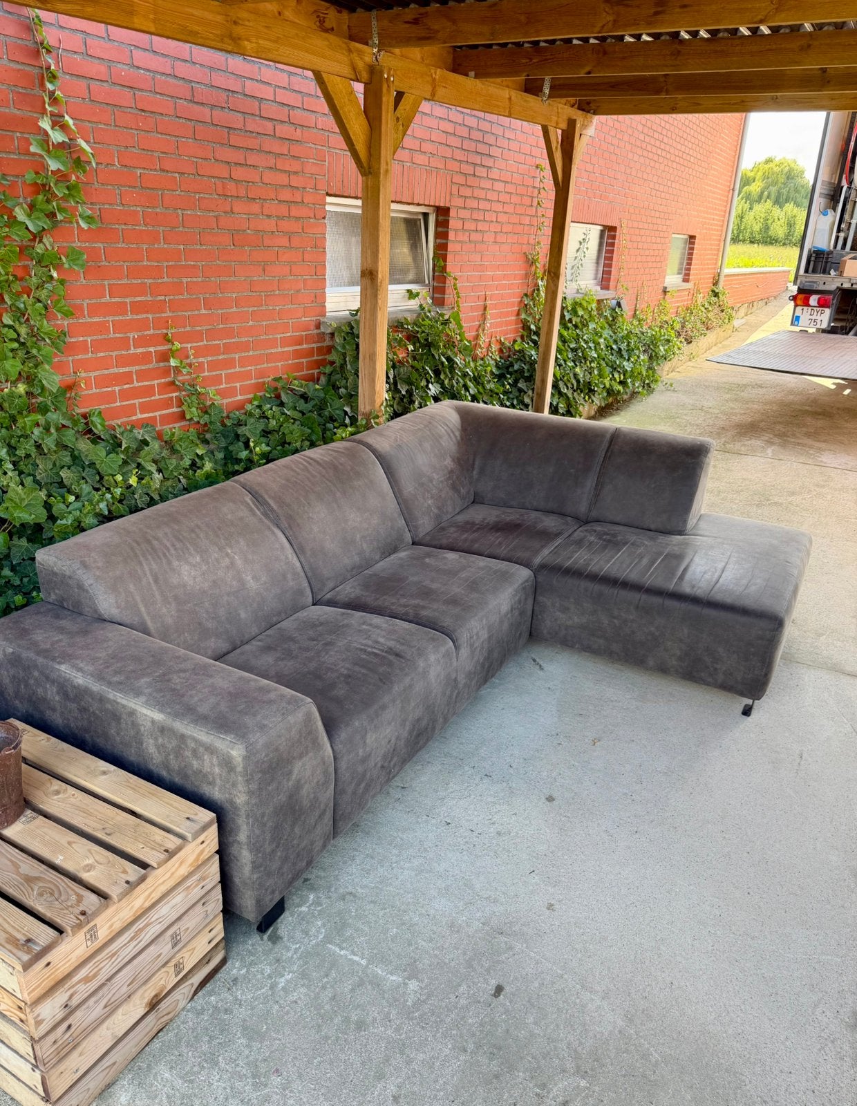 Hoeksofa te koop, Ophalen, Gebruikt