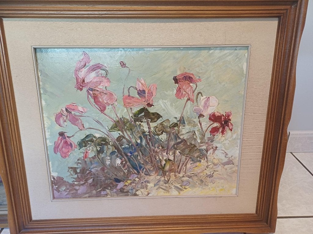 schilderij, Antiquités & Art, Enlèvement, Signé