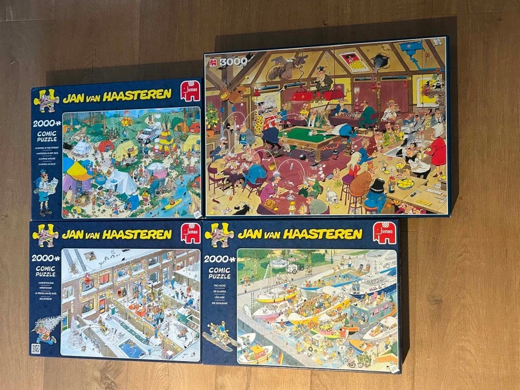 Puzzels Jan van Haasteren, Hobby en Vrije tijd, Denksport en Puzzels, Ophalen of Verzenden