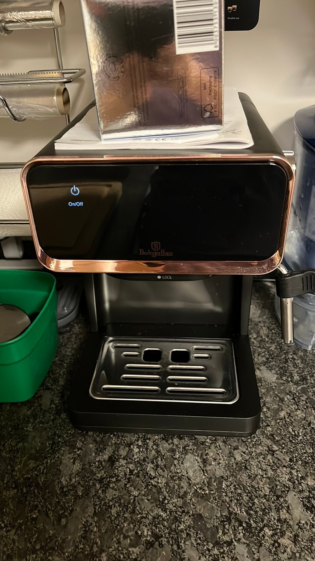 Digital Espresso Coffee Maker 3 in 1 | Berlinger Haus BH9851, Ophalen, Nieuw