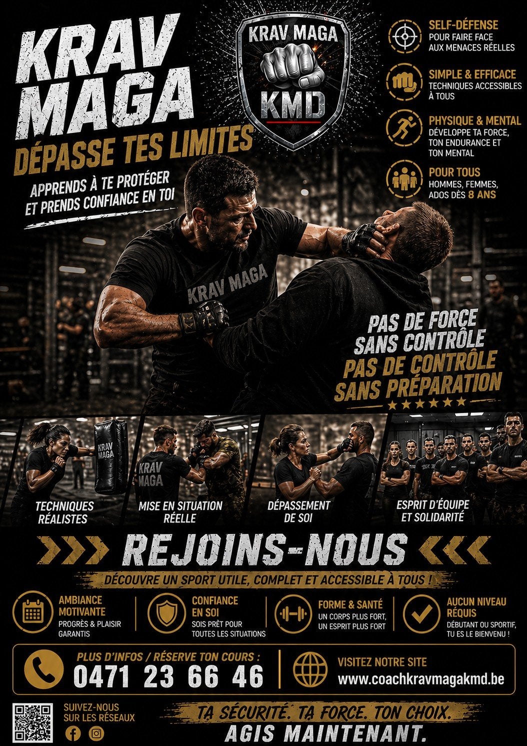 Cours Privé Krav Maga, Sport en Fitness, Vechtsporten en Zelfverdediging, Ophalen of Verzenden