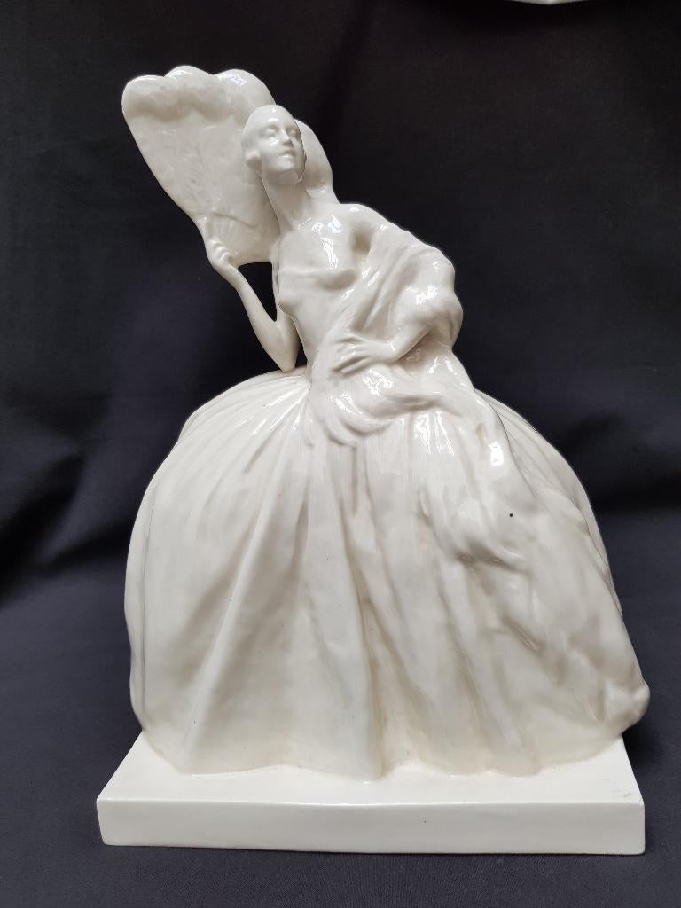 Figurine Art Déco - 32 cm - Domergue O., Antiquités & Art, Enlèvement ou Envoi