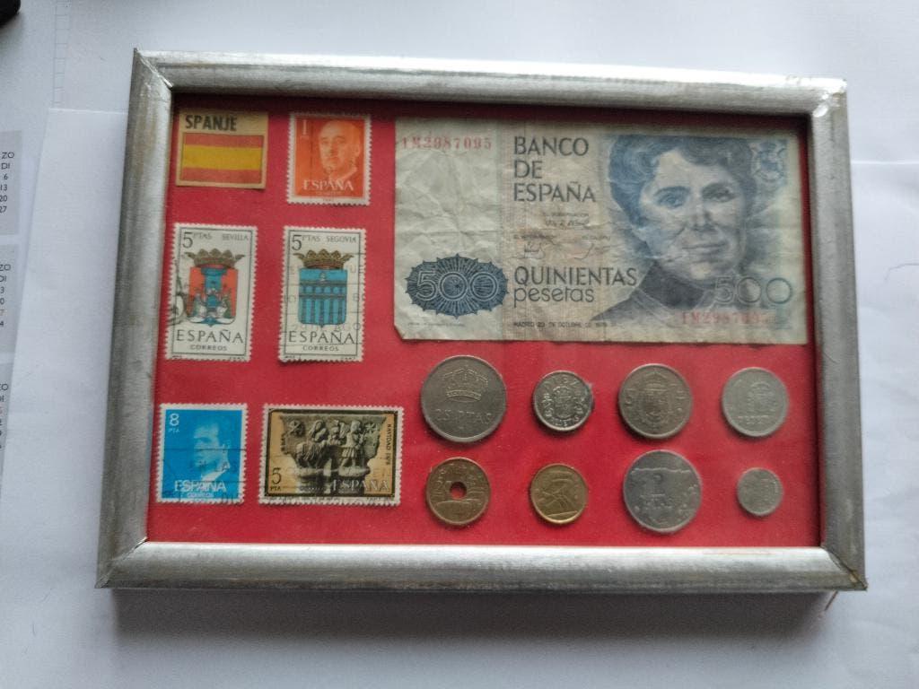 postzegels , munten , Spanje, Postzegels en Munten, Ophalen of Verzenden, Overige landen, Setje