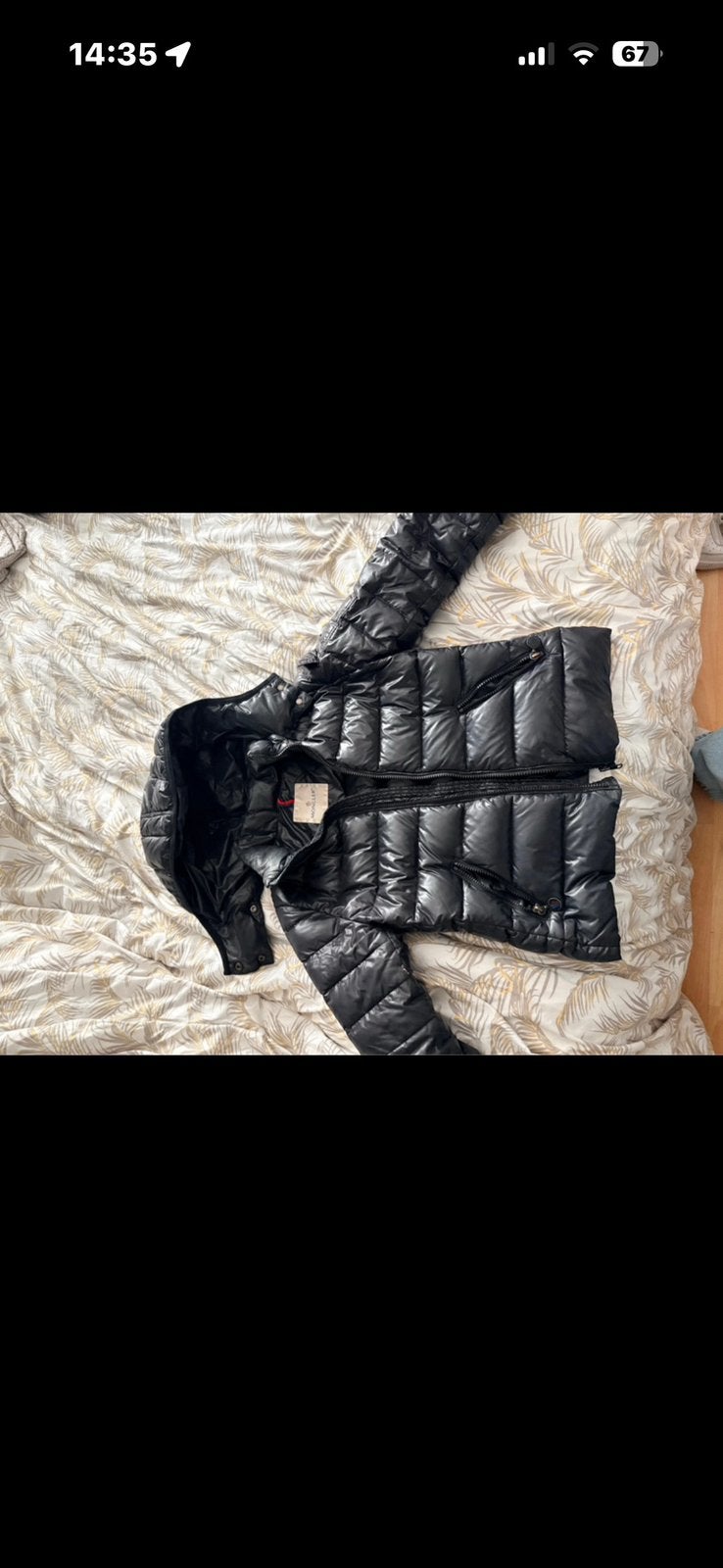 Moncler Maya, Enlèvement, Comme neuf, Taille 46 (S) ou plus petite, Noir