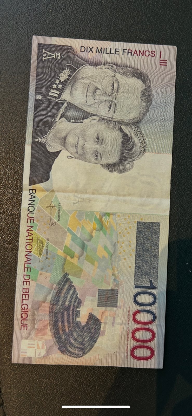 Billet Albert et Paola, 10 000 FB, Enlèvement ou Envoi