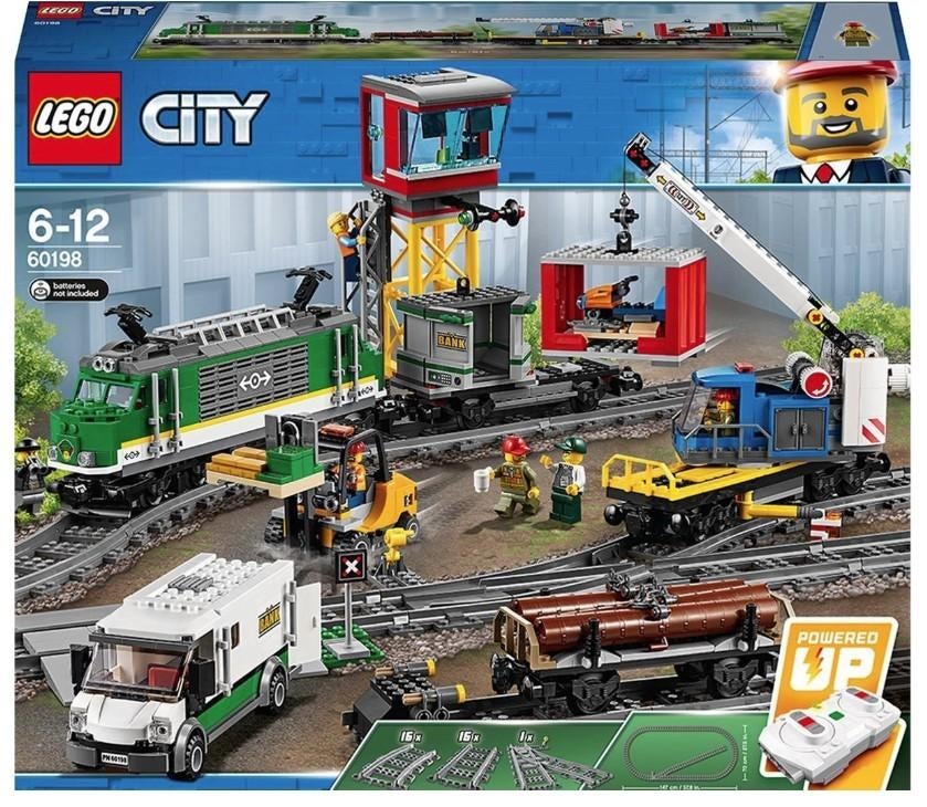 Nieuw: 60198 LEGO City Treinen Vrachttrein, Enlèvement ou Envoi, Neuf, Ensemble complet, Lego