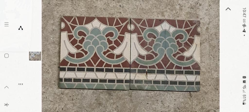 Carreaux de ciment ancien, Enlèvement, Utilisé, Moins de 20 cm, Moins de 20 cm