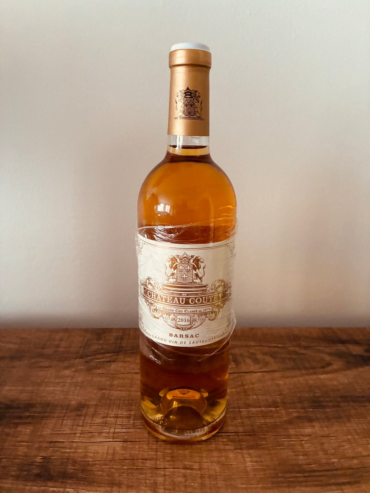 6 x Chateau Coutet 2016, Ophalen, Frankrijk, Nieuw, Witte wijn