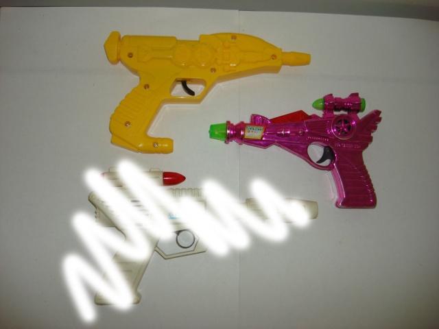 2 Pistolets de l'espace space gun vintage, Antiquités & Art, Enlèvement ou Envoi