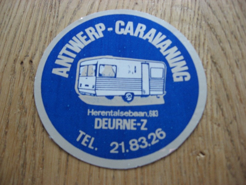 Antwerp - Caravaning Deurne-Z Sticker, Verzamelen, Stickers, Ophalen of Verzenden, Nieuw, Auto of Motor