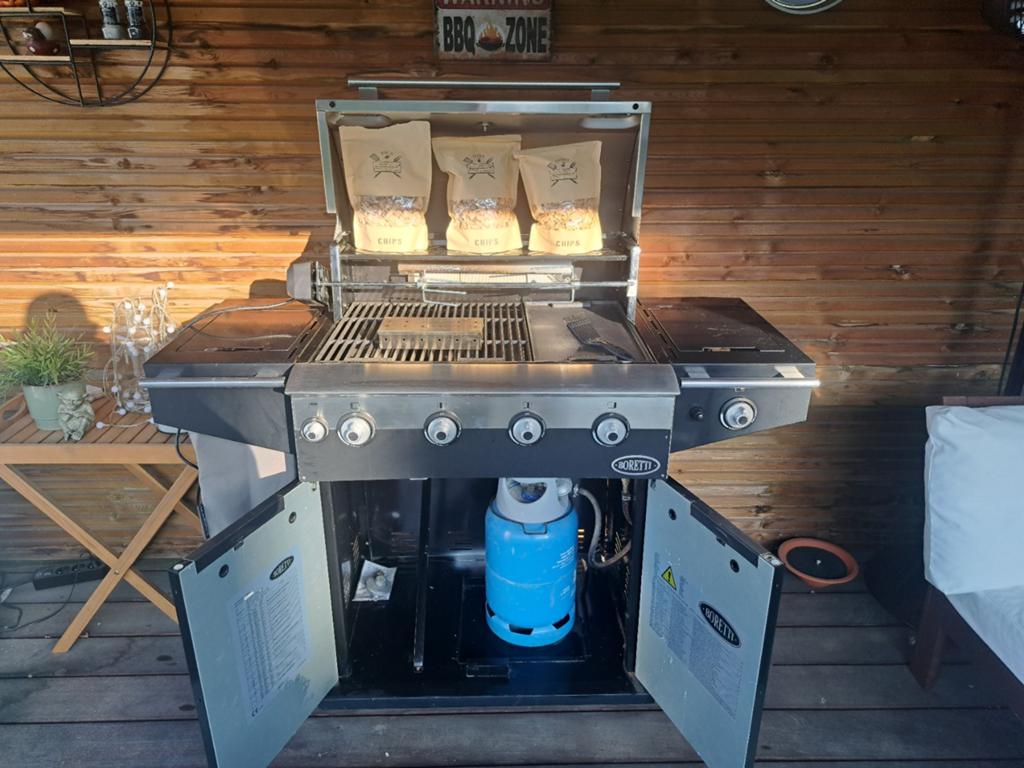 Boretti gasbarbecue te koop, Tuin en Terras, Gasbarbecues, Ophalen, Gebruikt, Boretti