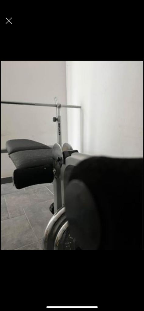 Banc de musculation ketler, Enlèvement, Comme neuf