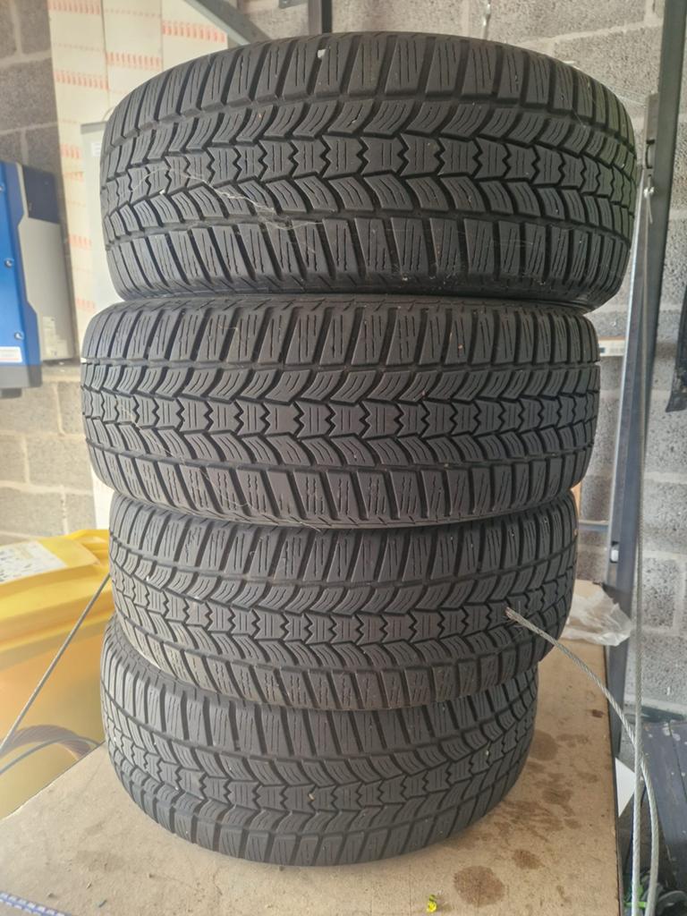 4 pneus hivers M+S 195/55R16, Ophalen, 16 inch, Winterbanden, Band(en)