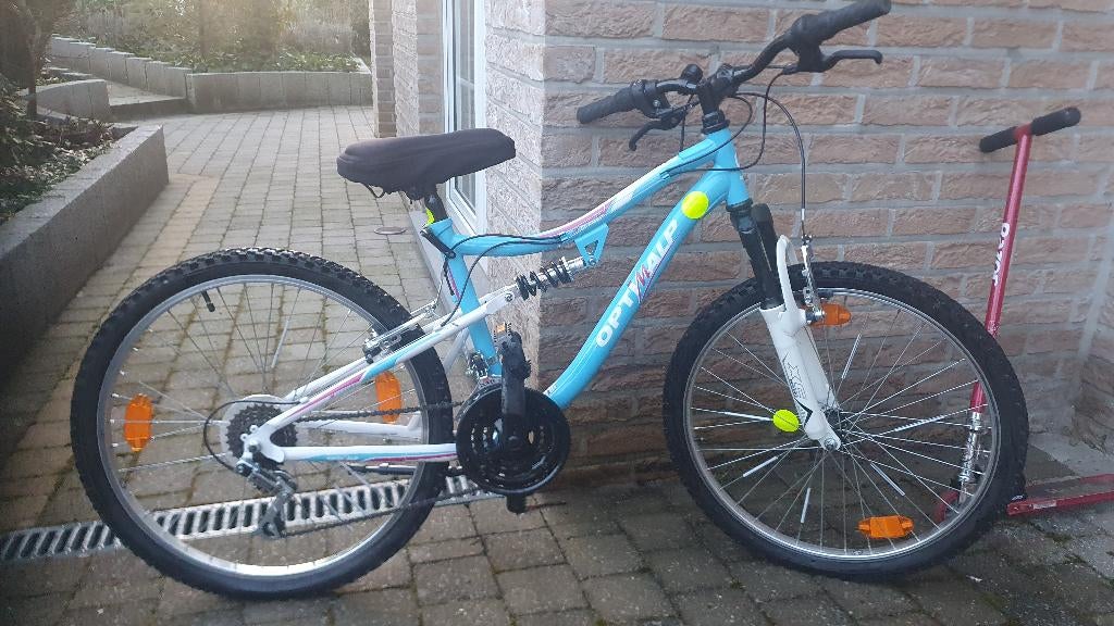 vtt enfant/adolescent 18 vitesses, amortisseurs, Autres marques, Frein sur jante, Comme neuf, Enlèvement