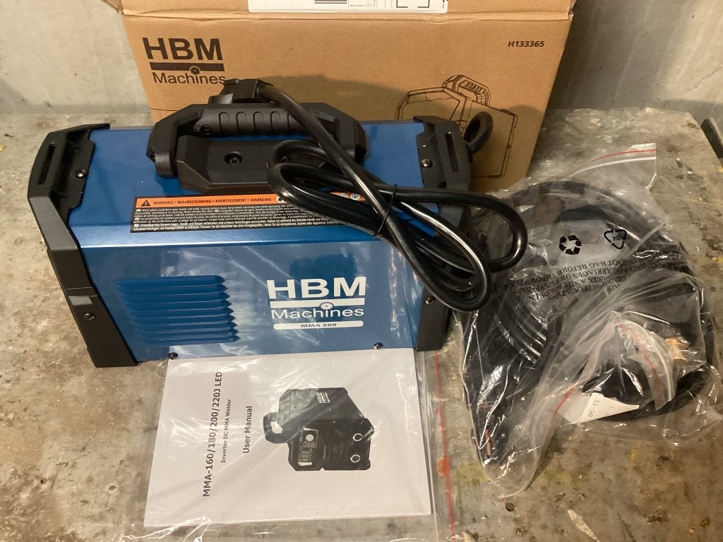 Draagbaar lasapparaat HBM Machines - MMA 200, Enlèvement, Neuf