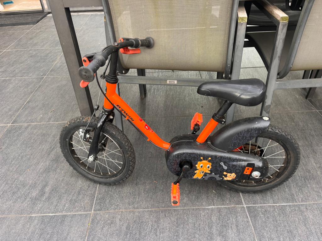 Eerste kinderfiets, Ophalen, Gebruikt