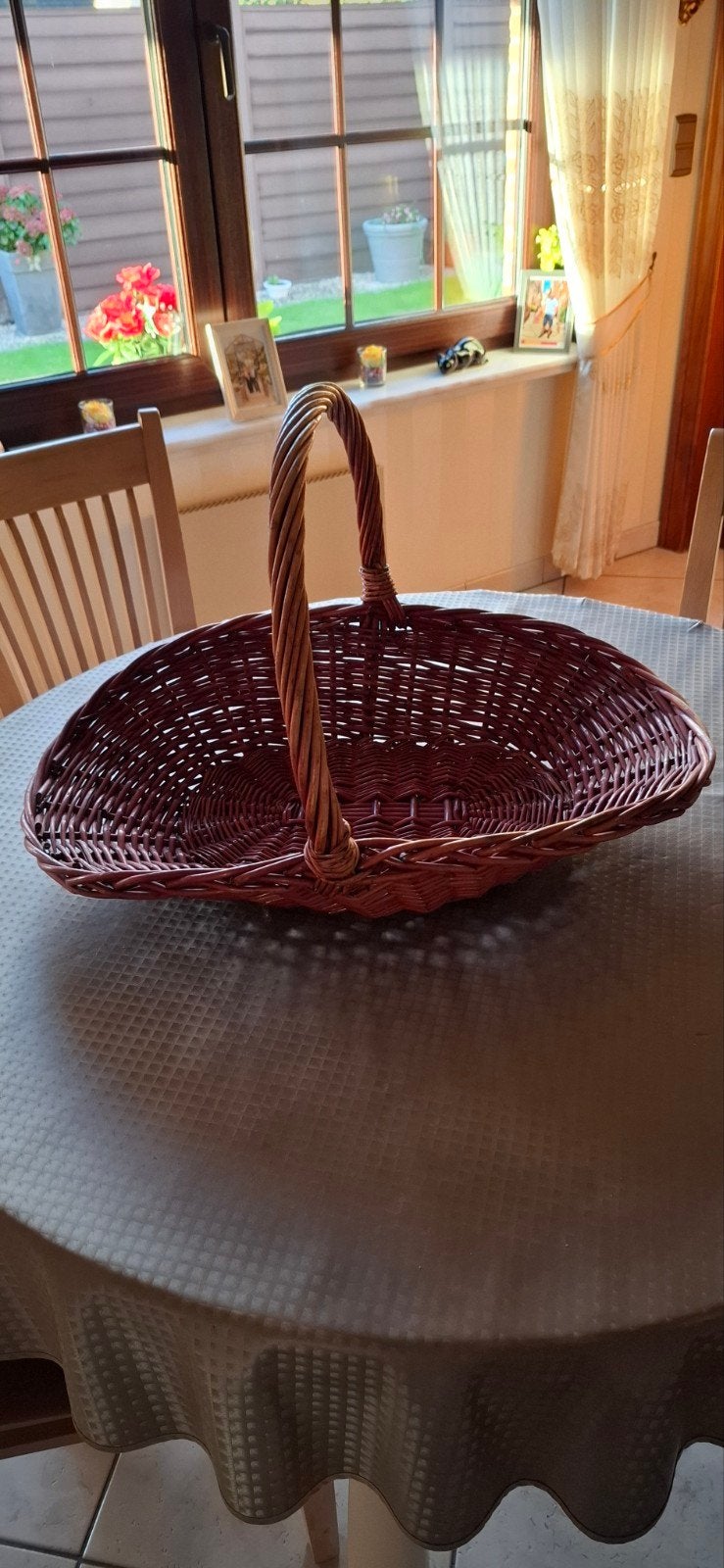 mooie rieten mand ,prijs 4,50 €mooie rieten mand ,prijs 4,50, Huis en Inrichting, Ophalen, Mand