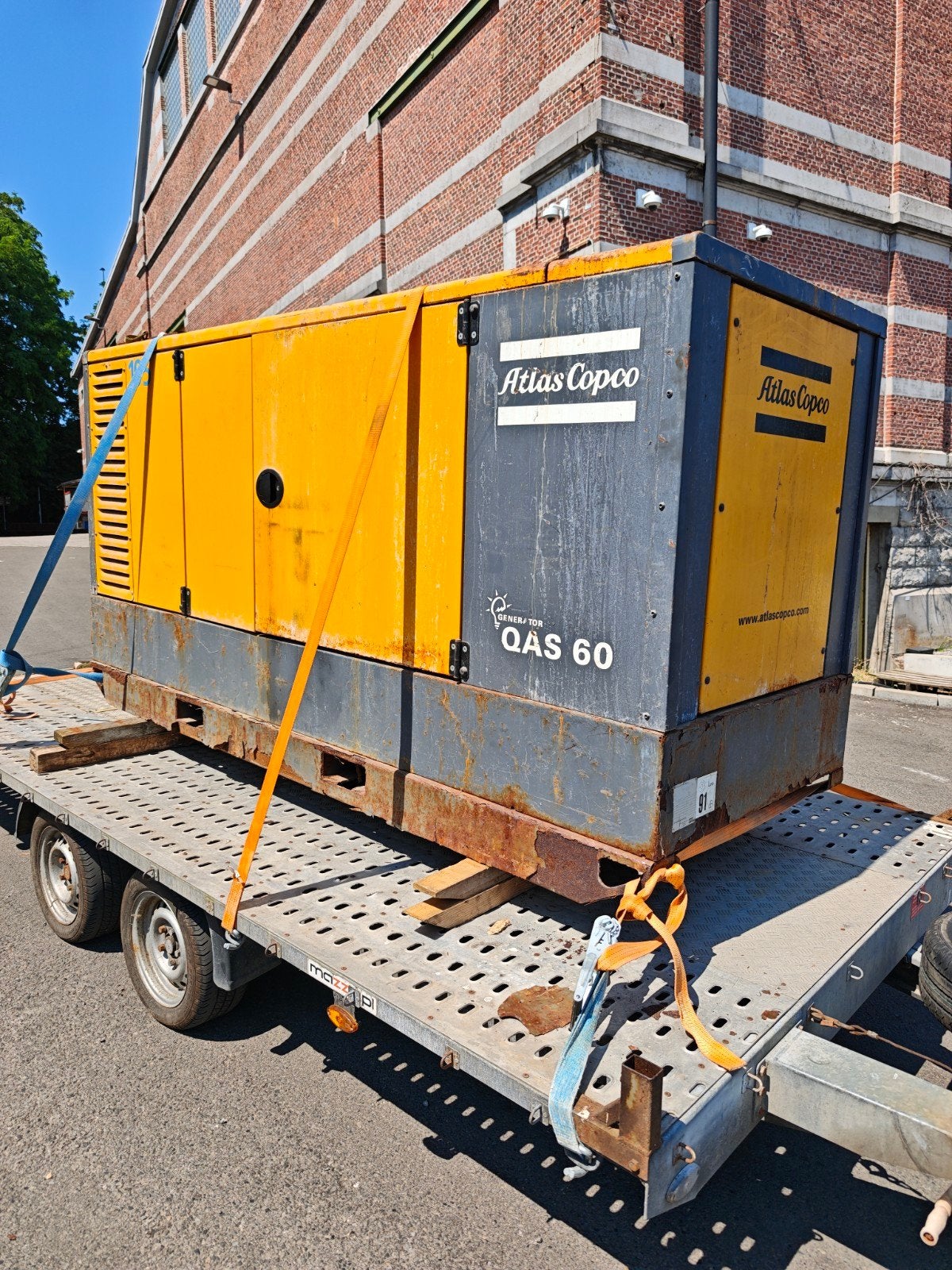 Groupe électrogène 60kva atlas copco, Ophalen