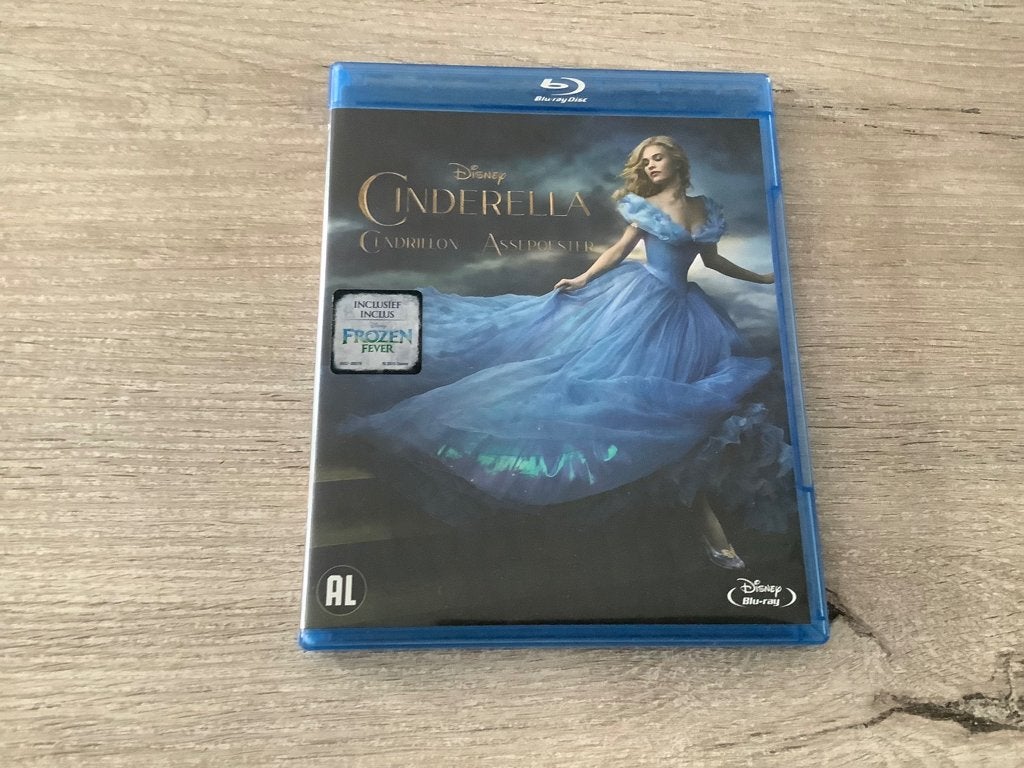 Disney Cinderella Blue Ray DVD (2015), Avontuur, Nederlands, Alle leeftijden, Nederlands