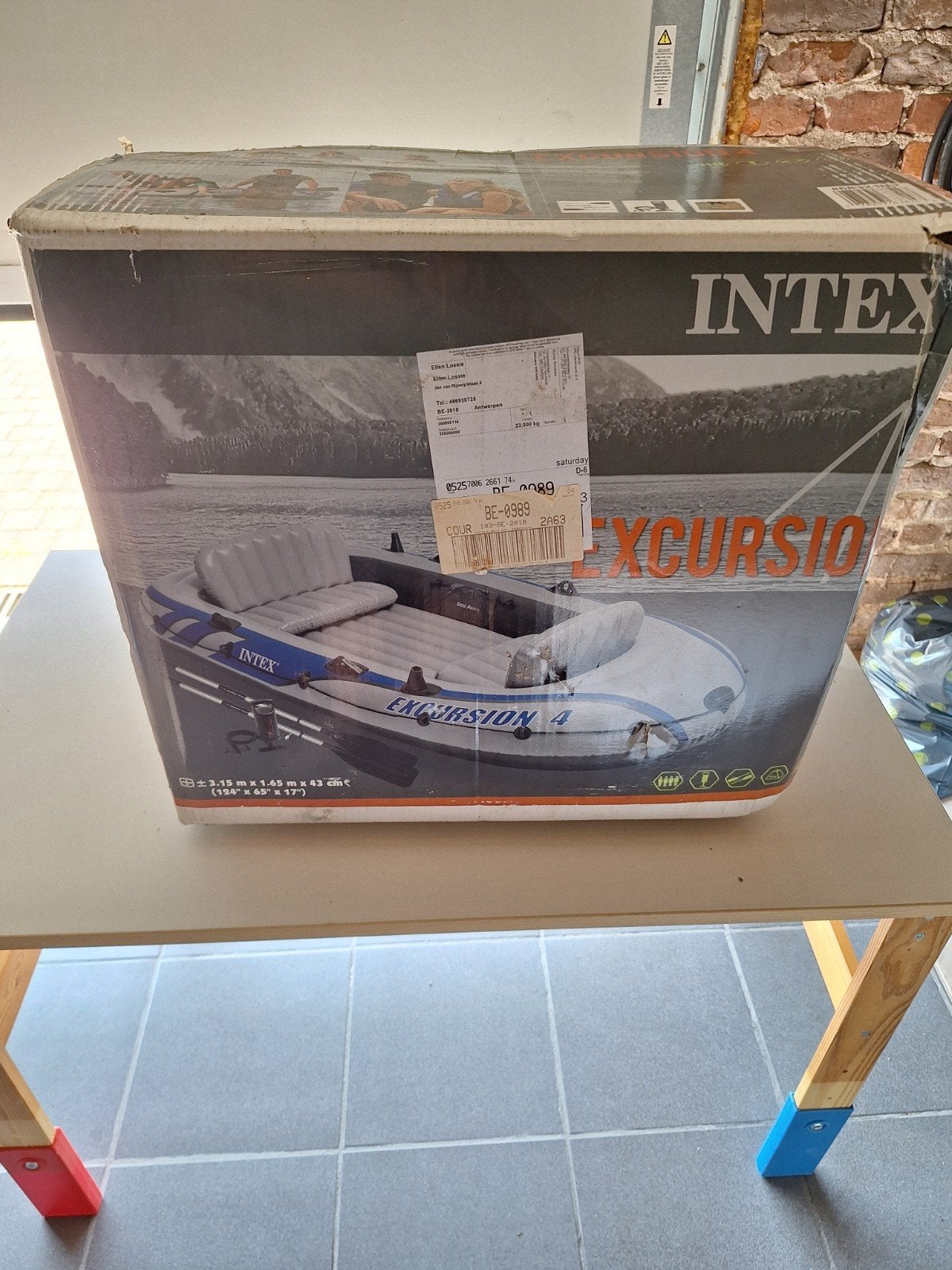 Intex 68324NP, Watersport en Boten, Rubberboten, Ophalen