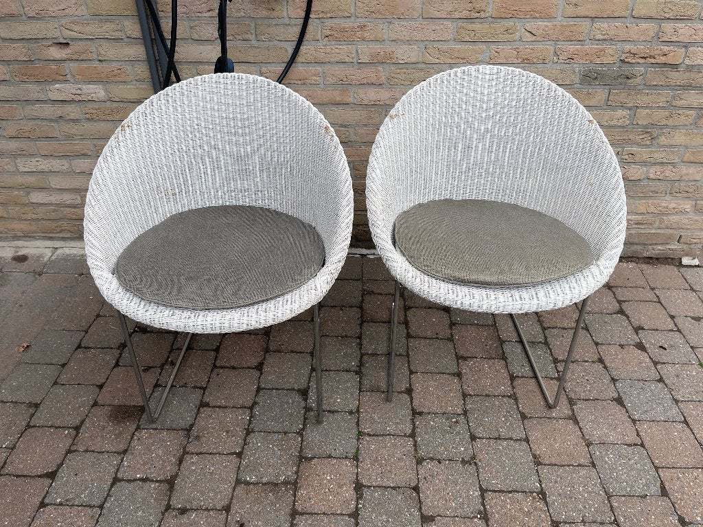 Vincent Sheppard drie stoelen, Ophalen, Gebruikt, Wit, Drie