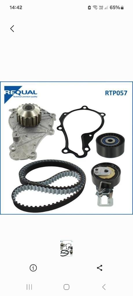 Requal-distributieset en waterpomp, Ophalen, Nieuw, Citroën