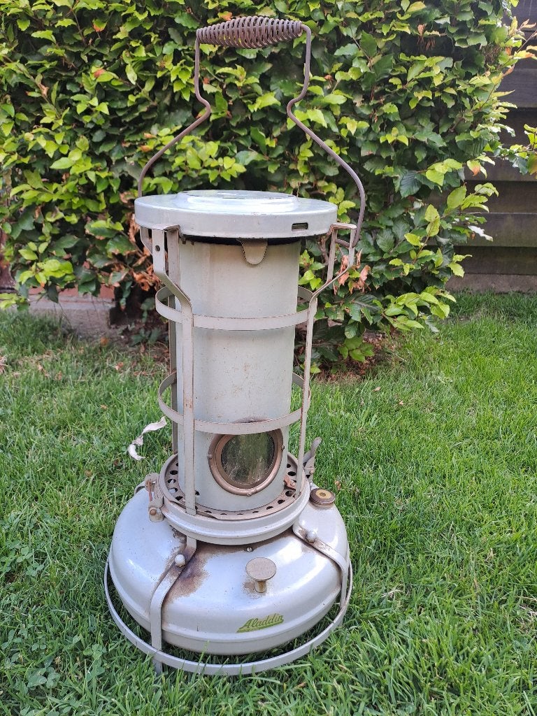 Alladin Blue Flame heater. Antiek Petroleumkacheltje, Ophalen of Verzenden