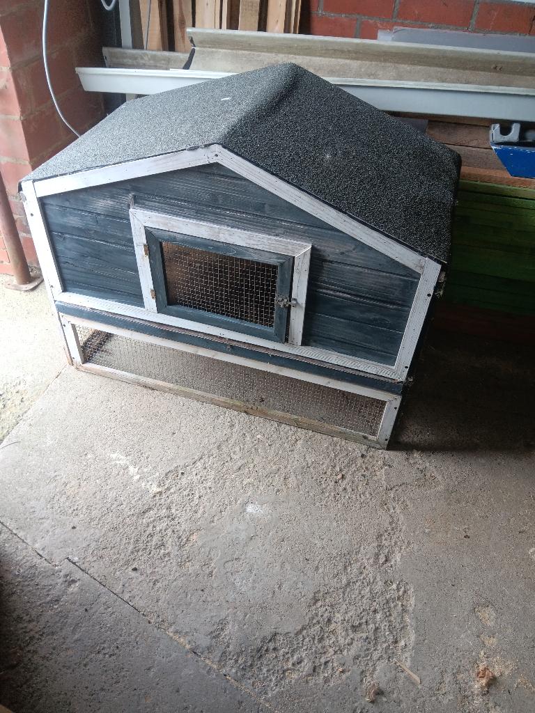 Konijnen hok, Dieren en Toebehoren, Ophalen, Gebruikt, Hok