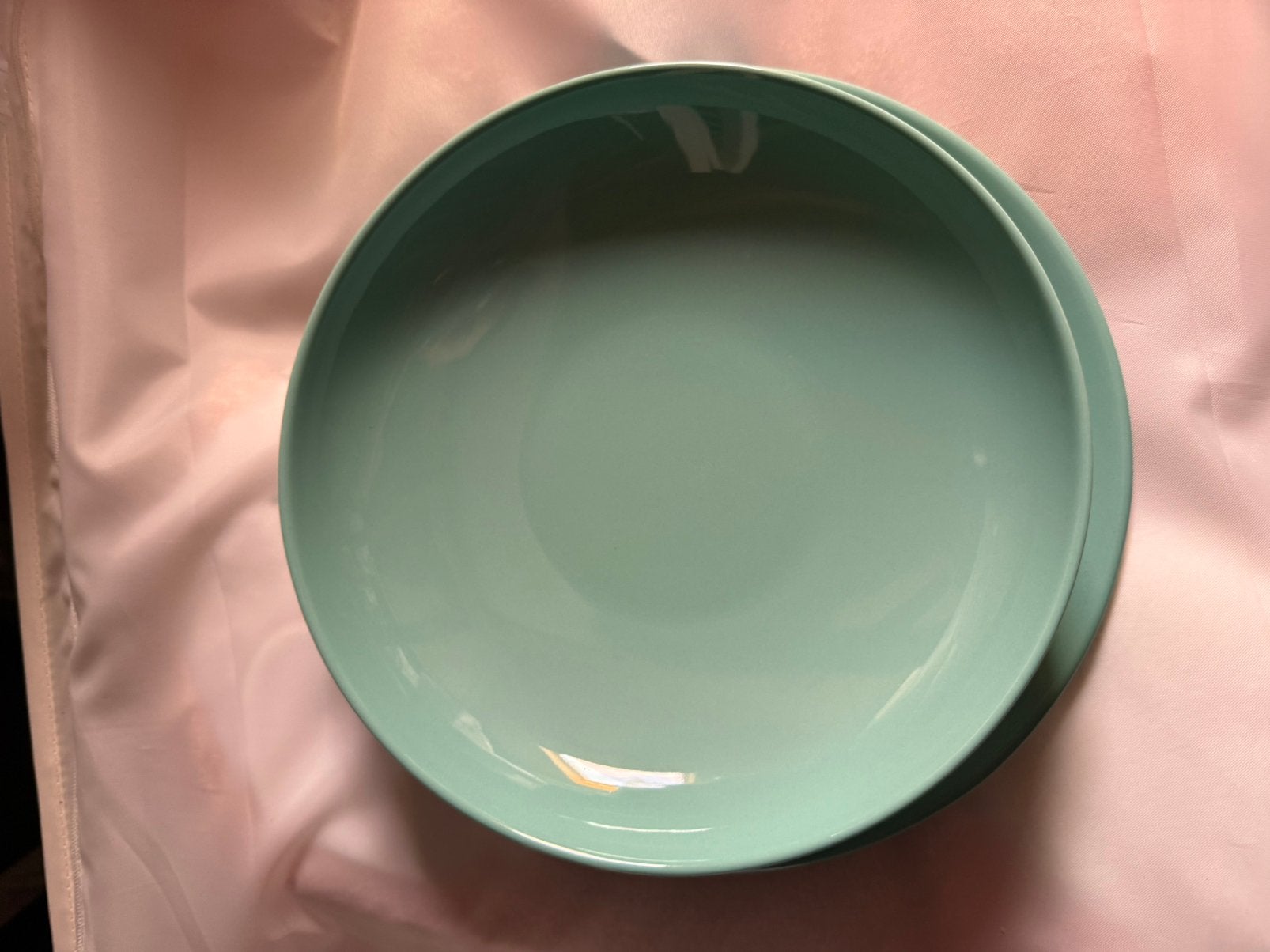 Serviesset Kutahya appelblauw zeegroen 6 personen, Ophalen, Zo goed als nieuw
