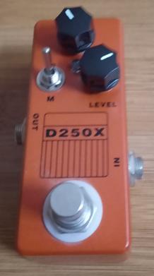 Mosky D250X overdrive mini pedal (DOD 250 + MXR Distortion+), Muziek en Instrumenten, Ophalen of Verzenden, Zo goed als nieuw