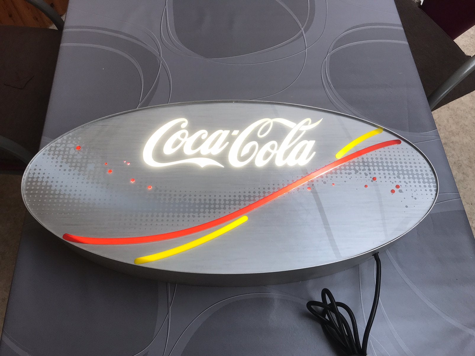 Coca-Cola lichtreclame tl, Verzamelen, Ophalen of Verzenden, Zo goed als nieuw, Lichtbak of (neon) lamp