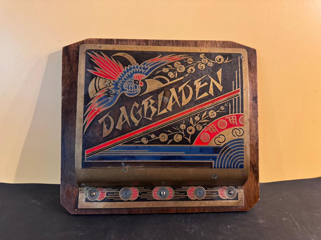 Dagbladhouder, Antiek en Kunst, Ophalen of Verzenden