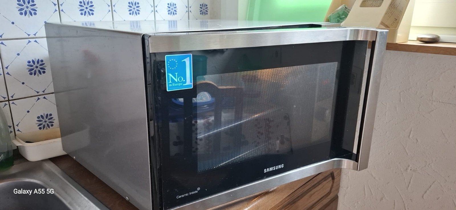 Four Samsung combi micro onde / grill, Enlèvement, 45 à 60 cm, À Poser, Plaque tournante