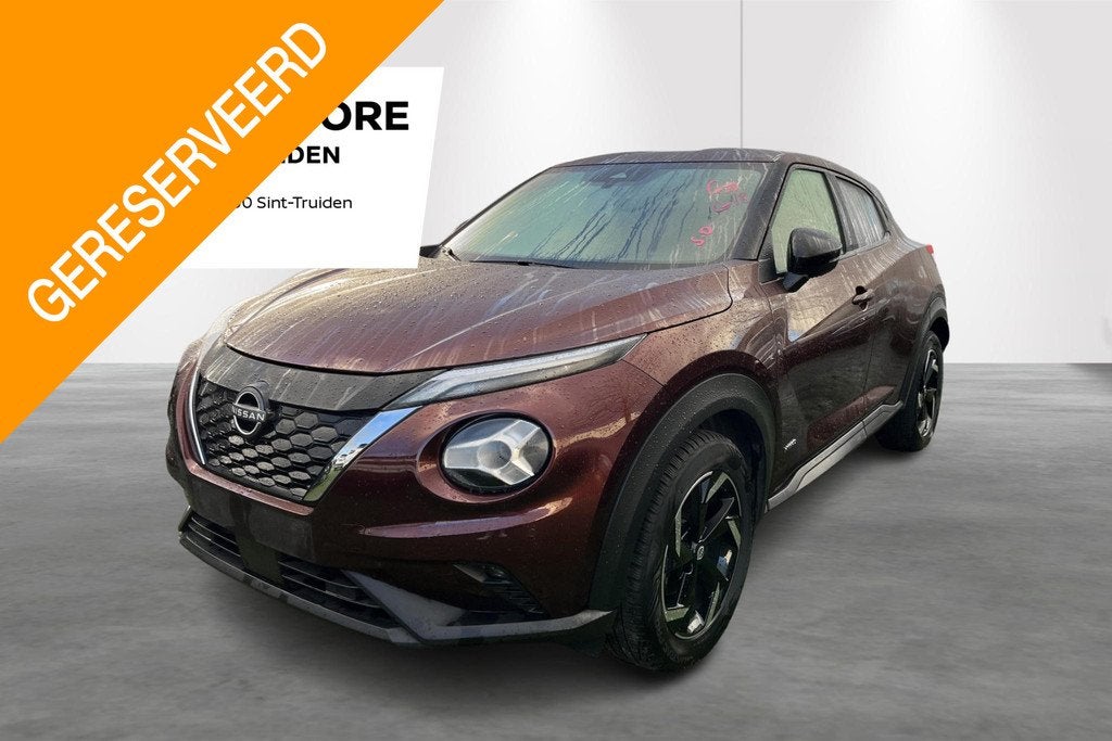 Nissan Juke 1.6 Hybrid 145 N-Connecta uitvoering, Auto's, Nissan, Stof, Gebruikt, 4 cilinders, Bruin