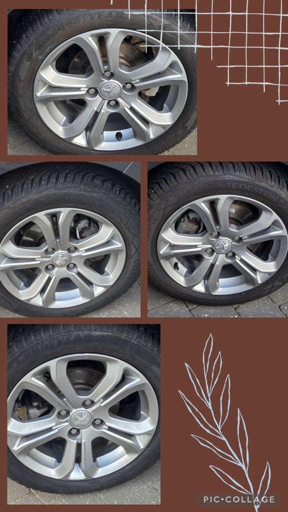 Alu velgen 4x108 met winterbanden, Autos : Pièces & Accessoires, Pneus & Jantes, Pneus et Jantes, Pneus hiver, 16 pouces, Enlèvement