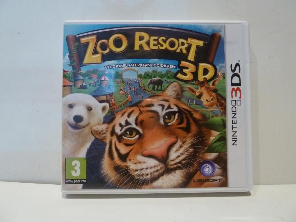 Nintendo 3 DS game Zoo Resort 3D, Consoles de jeu & Jeux vidéo, Jeux | Nintendo 2DS & 3DS, Utilisé, Simulation, À partir de 3 ans