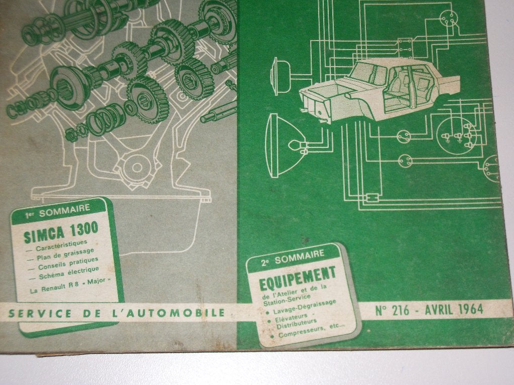 revue technique simca 1300 de 1963-1966, Enlèvement ou Envoi