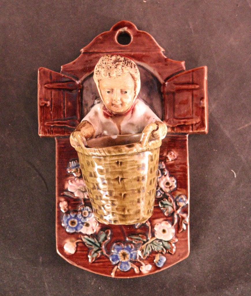Antiek keramiek wandsculptuur, Ophalen of Verzenden