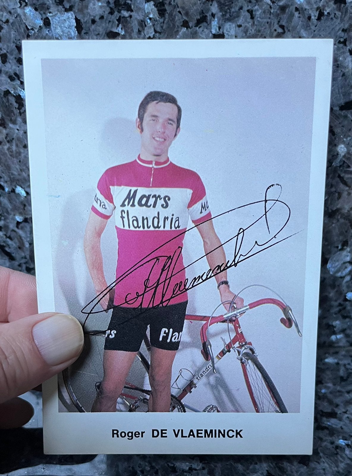 Wielerenner Roger De Vlaeminck Flandria, Verzamelen, Ophalen, Zo goed als nieuw