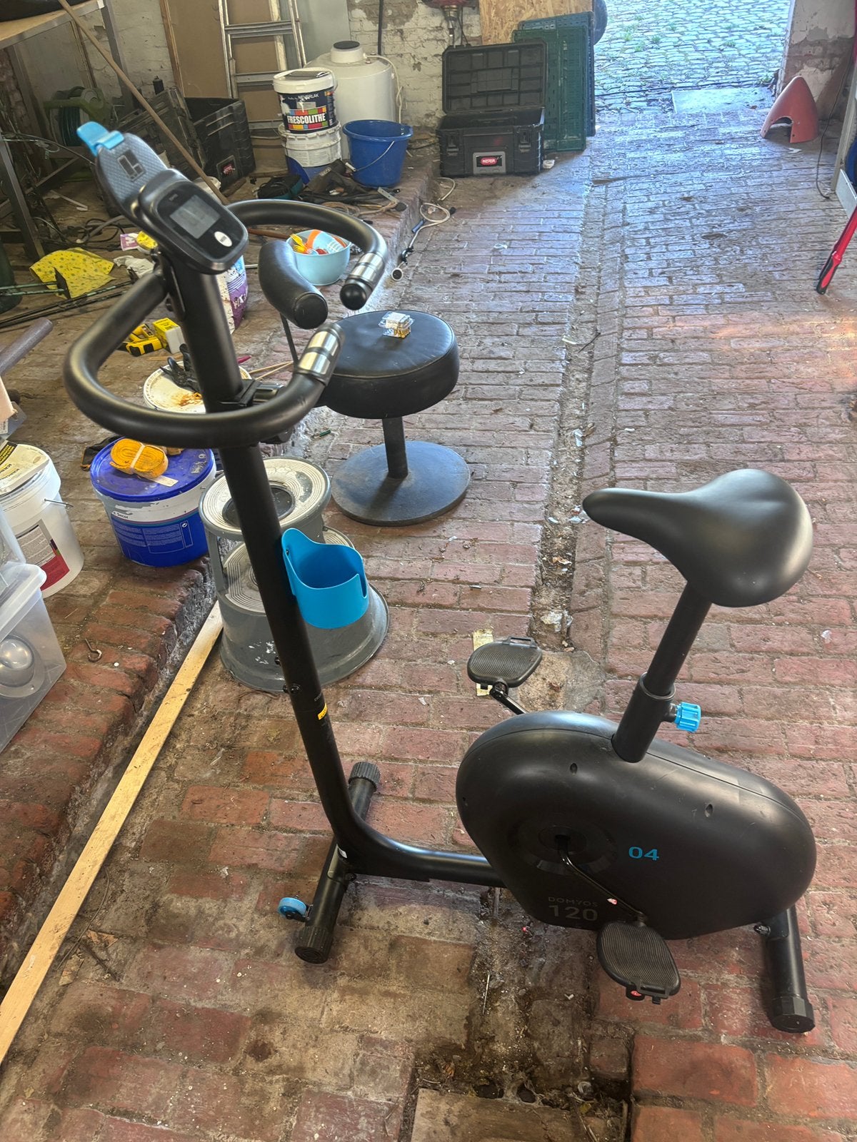 Hometrainer domyos q4, Enlèvement, Comme neuf, Vélo d'appartement