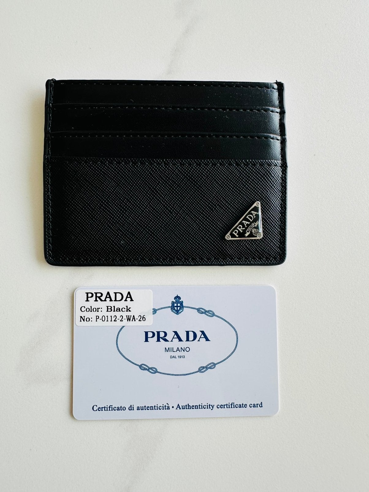 Prada wallet mens leer niuew, Handtassen en Accessoires, Ophalen, Nieuw, Zwart, Leder