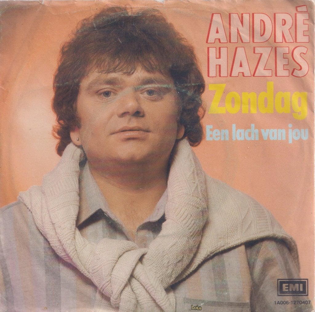 Andre Hazes – Zondag / Een lach van jou – Single, Cd's en Dvd's, Vinyl Singles, Ophalen of Verzenden, Gebruikt, 7 inch, Nederlandstalig