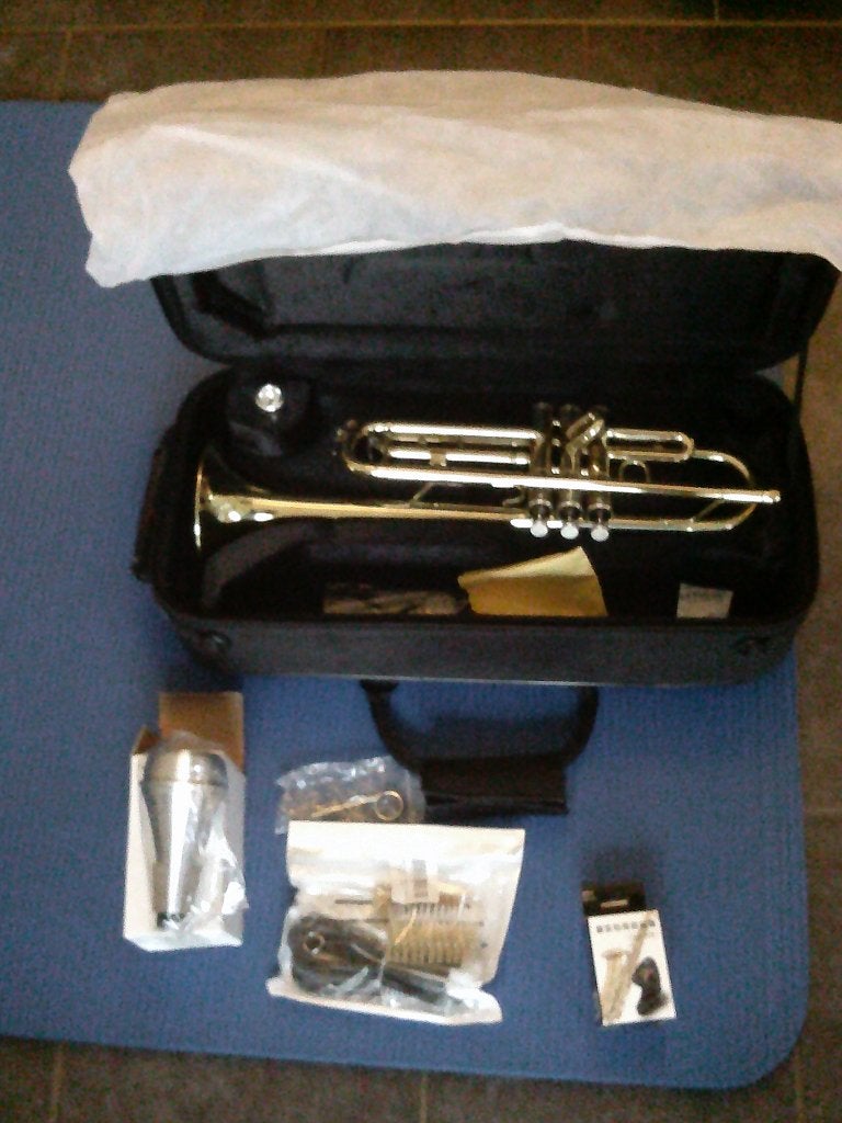 CASCHA Trumpet Fox in Bb gevorderde beginner accessoires, Muziek en Instrumenten, Ophalen, Nieuw, Trompet in si bemol, Met koffer
