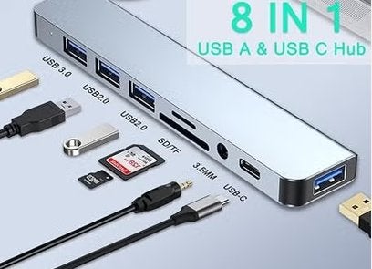 USB C Hub USB Hub 3.0, Informatique & Logiciels, Enlèvement ou Envoi, Neuf, Hub USB, Disque dur